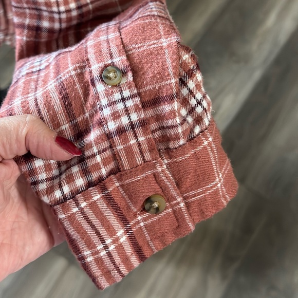 Abercrombie & Fitch Boyfriend Flannel - L - Picture 3 of 5
